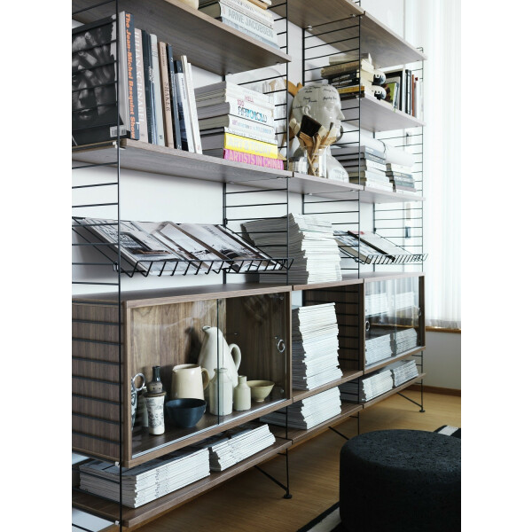 String SYSTEM vitriini 78x30x42 pähkinä image