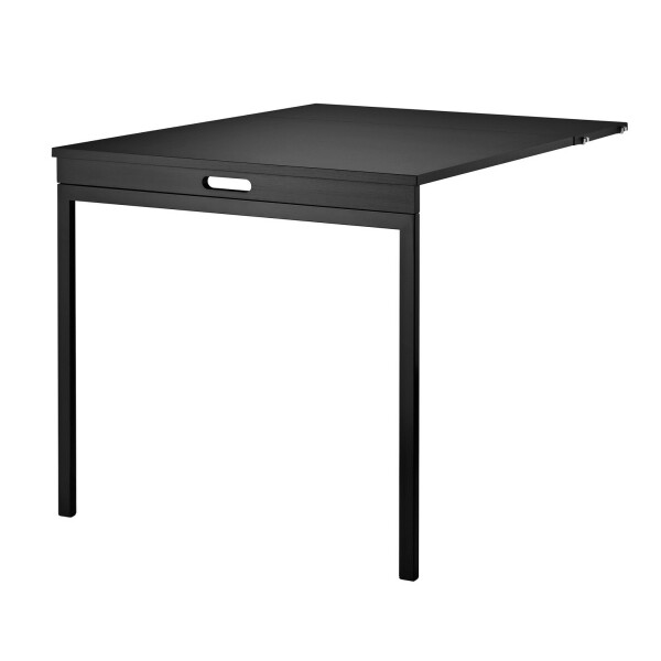 String SYSTEM klaffipöytä 78x96x71 mustaksi petsattu saarni/musta image