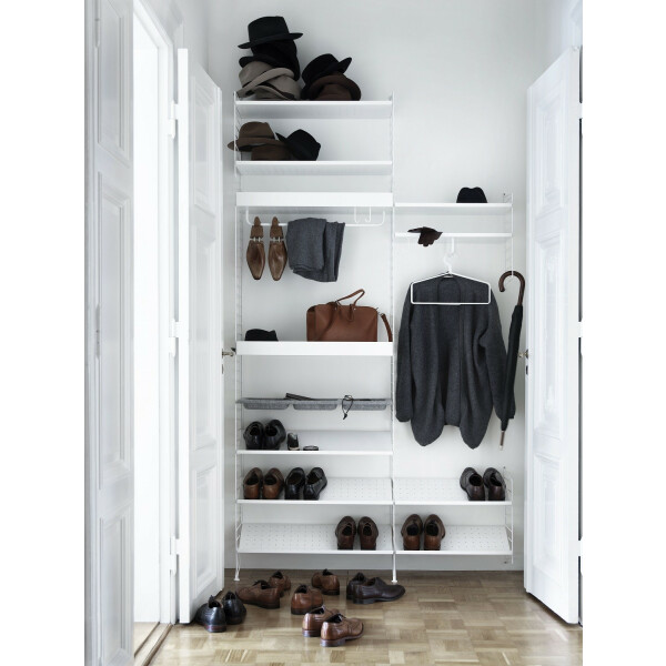 String SYSTEM metallihylly 78x30 korkea valkoinen 1-pack image