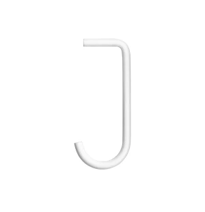 String koukut metallihyllyyn, 5 kpl, valkoinen kuva
