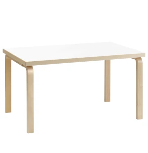 Artek BORD 82B 135x85 cm, björk/vit laminat image