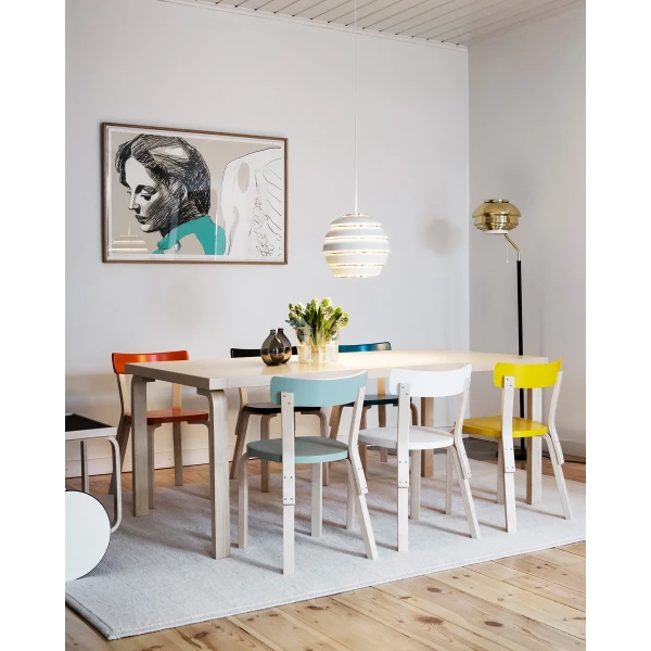 Chair 69 Table 83 Pendant Light A331  Beehive  Floor Light A808 master kuva