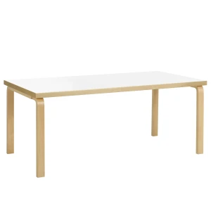 Artek PÖYTÄ 83 182x91 cm, koivu/valkoinen laminaatti kuva