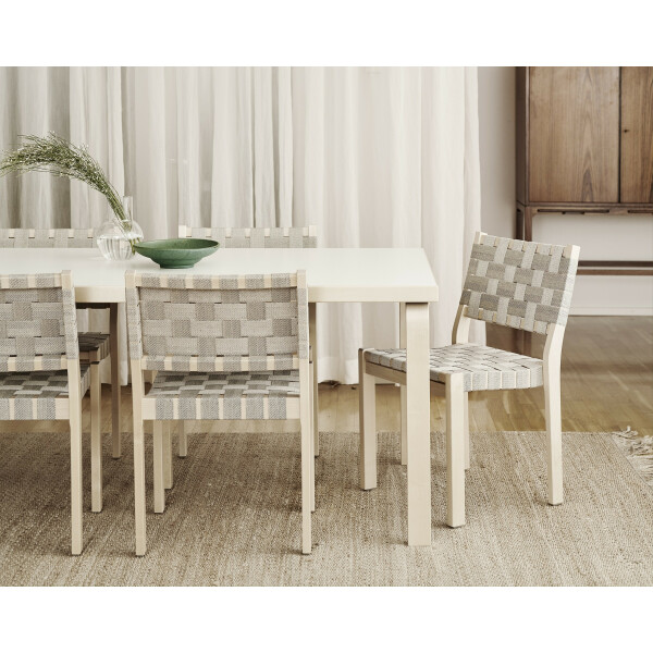 Artek 83 pöytä 182x91cm koivu/valkoinen laminaatti kuva