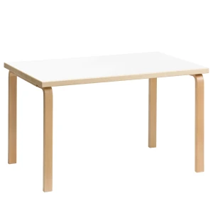 Artek PÖYTÄ 81B 120x75 cm, koivu/valkoinen laminaatti kuva