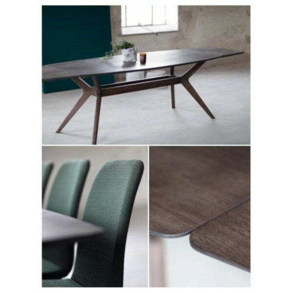 Torkelson HAMPTON tuoli vihreä/savutammi image