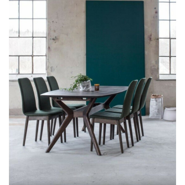 Torkelson HAMPTON tuoli vihreä/savutammi image