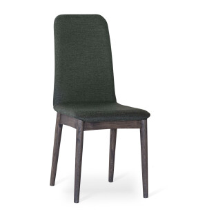 Torkelson HAMPTON stol grön/rökt ek image