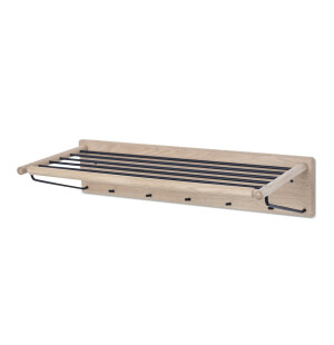 Outlet | Torkelson TWIST hattuhylly 75 cm valkotammi kuva