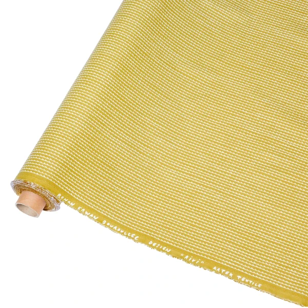 Rivi Fabric roll yellow white master kuva
