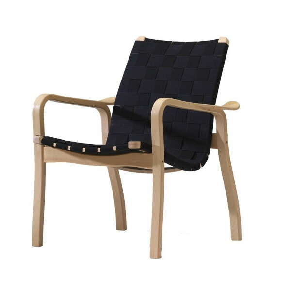 Swedese PRIMO matala nojatuoli satulavyöpunonta image