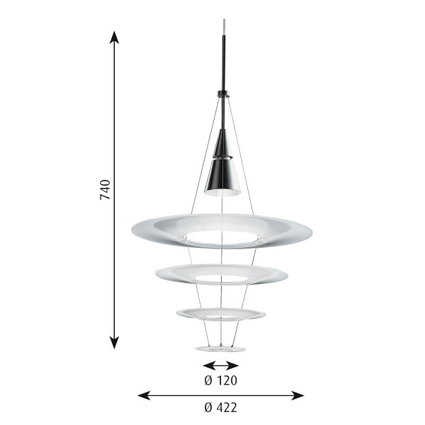 Louis Poulsen ENIGMA 425 riippuvalaisin kuva
