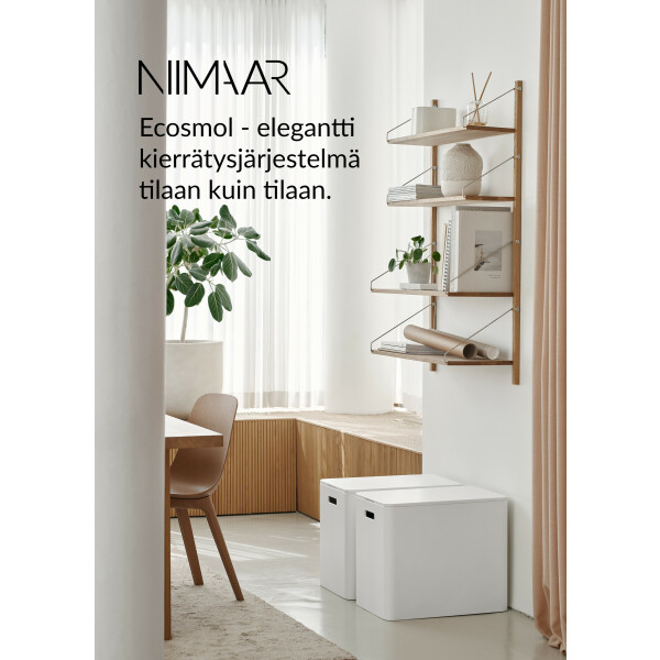 Niimaar ECOSMOL kierrätyskaluste valkoinen image