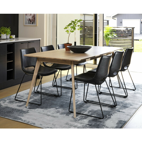 Rowico YUMI ruokapöytä 190x90cm whitewash tammi kuva