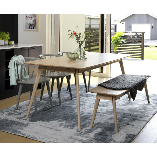 Rowico YUMI ruokapöytä 190x90cm whitewash tammi kuva