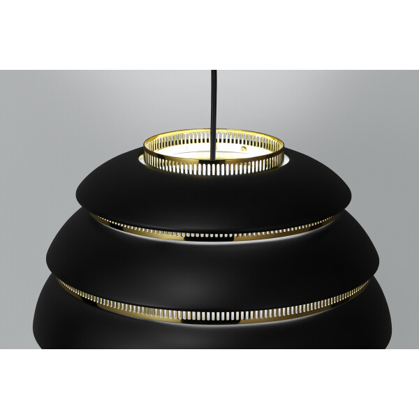 Artek A331 Beehive black brass detail 2 kuva