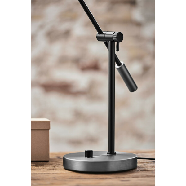 Belid CATO B4751 pöytävalaisin LED oksidin harmaa/musta kuva