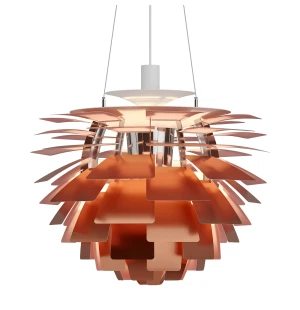 Louis Poulsen PH ARTICHOKE Ø600 V4# riippuvalaisin, kupari kuva