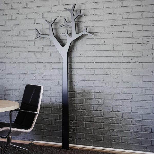 Swedese Tree wall mounted coat stand 194 black kuva