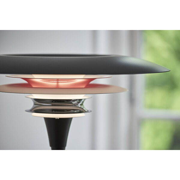 Belid DIABLO G3366 lattiavalaisin matta musta/punainen kuva