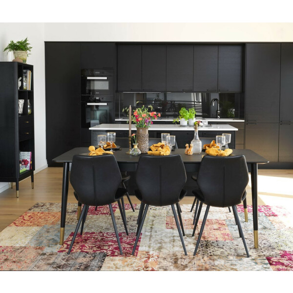 Rowico FENWOOD ruokapöytä 180/260x90cm musta image