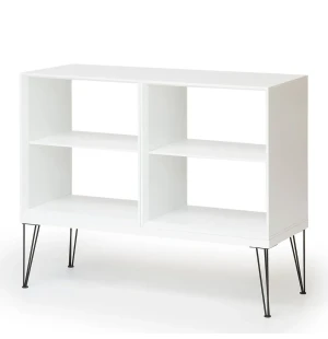 Muurame SLIMMI KA1825 kaappi, valkoinen/musta kuva