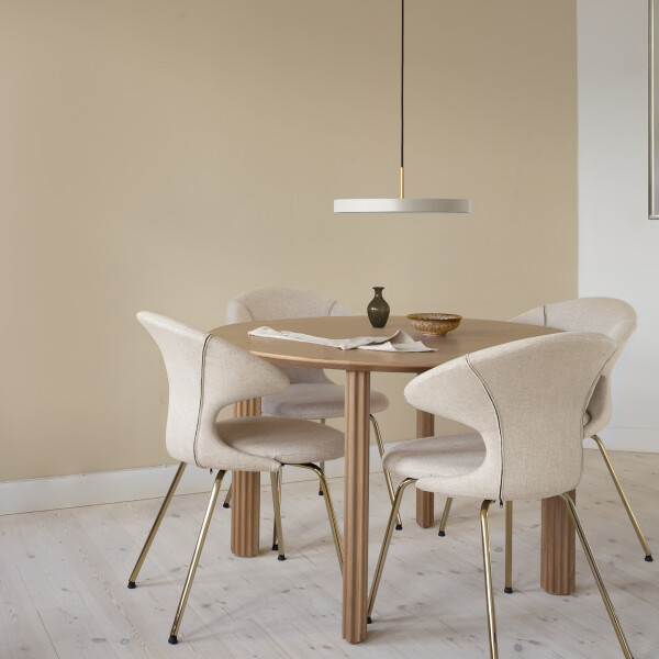 UMAGE Asteria pearl white Time Flies brass white sand Comfort Circle oak image
