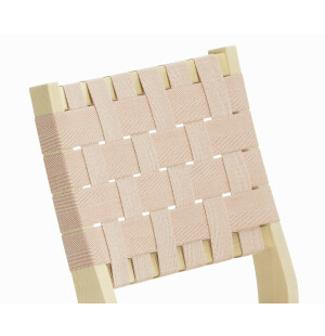 Artek NYA SADELGJORD 50mm linne naturfärgad/röd image