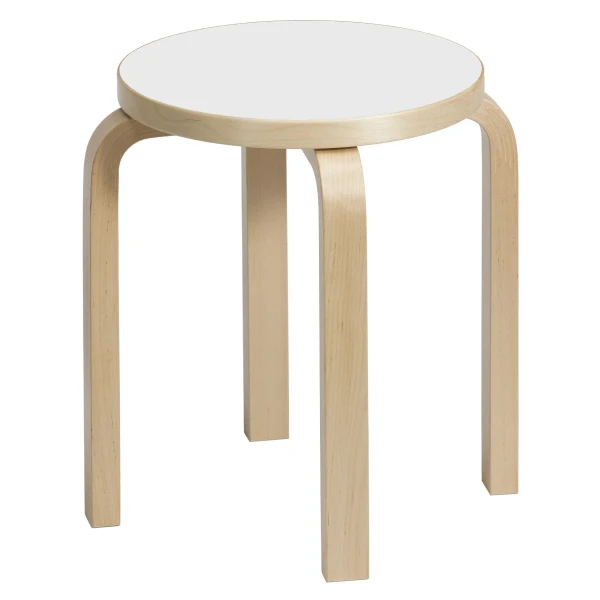 Artek E60 jakkara koivuvalkoinen laminaatti v4 image