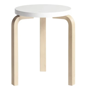 Artek PALL 60, vit/björk image