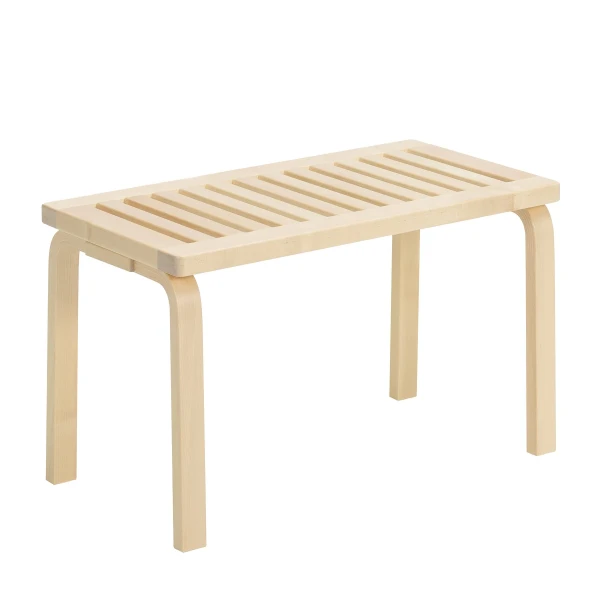 Bench 153B slatted top clear lacquer master kuva