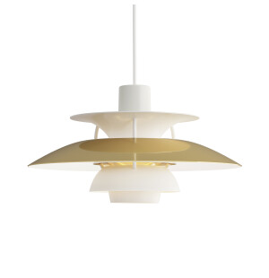 Louis Poulsen PH 5 MINI taklampa, mässing image