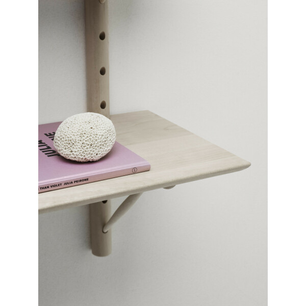 Stolab IKON hylly 100x21x100cm valkolakattu koivu kuva