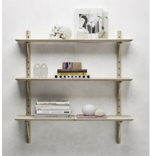 Outlet | Stolab IKON hylly 100x21x100 cm, valkolakattu koivu kuva