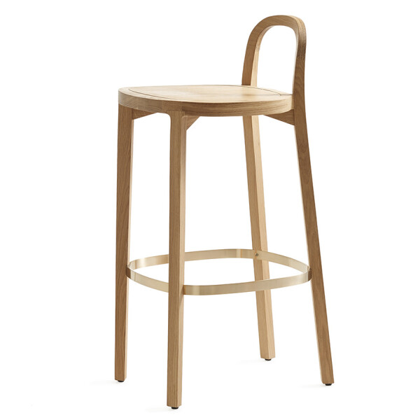 Woodnotes Siro bar stool oak 65cm kuva