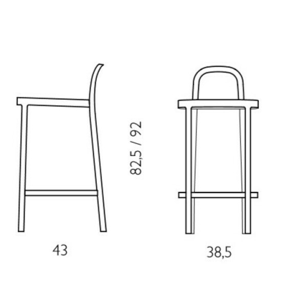 Woodnotes Siro baarituoli mitat image