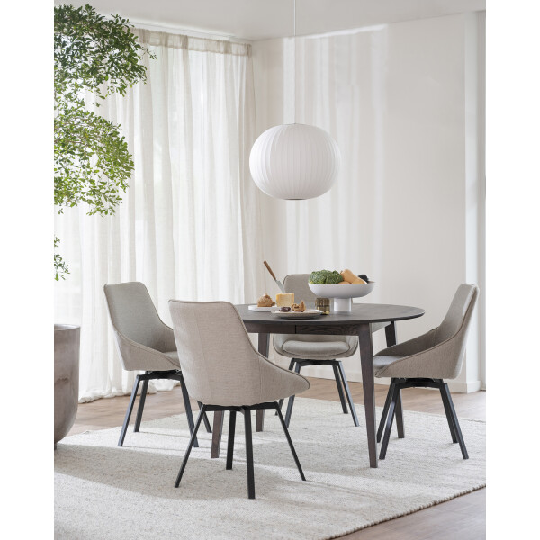 Rowico Alison stol beige + Filippa matbord image