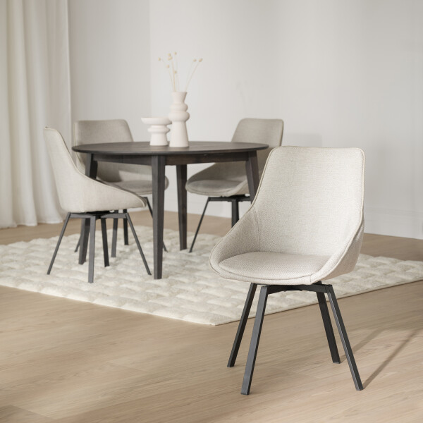 Rowico Alison stol beige interior image