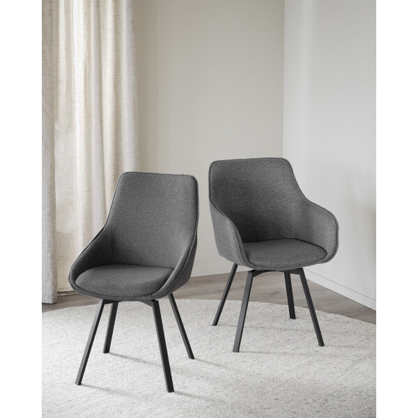 Rowico Alison grå tyg image