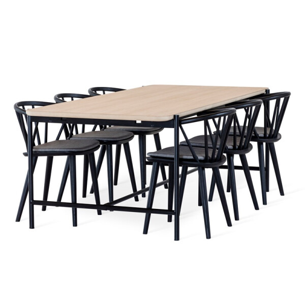 Torkelson ALE ruokapöytä 210x100cm valkoöljytty tammi kuva