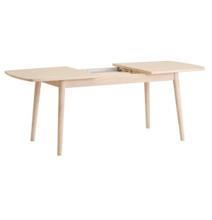 Casø furniture CASØ 121 matbord 150/205x85 cm vit-ek image