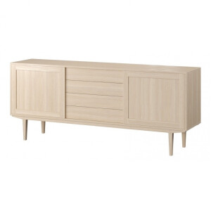 Casø furniture CASØ 901 wood doors senkki 194 cm valkotammi  kuva