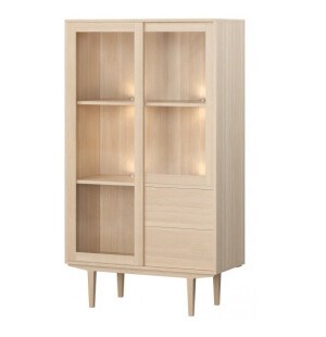Casø furniture CASØ 900 vitriinikaappi valkotammi  kuva