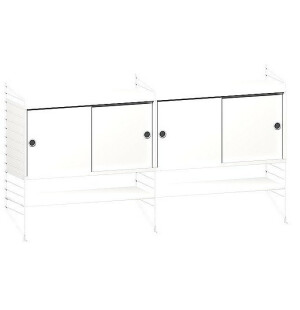 String TV-bänk 160 cm, vit image