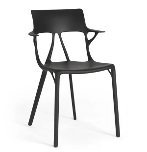 Kartell A.I. tuoli, musta kuva