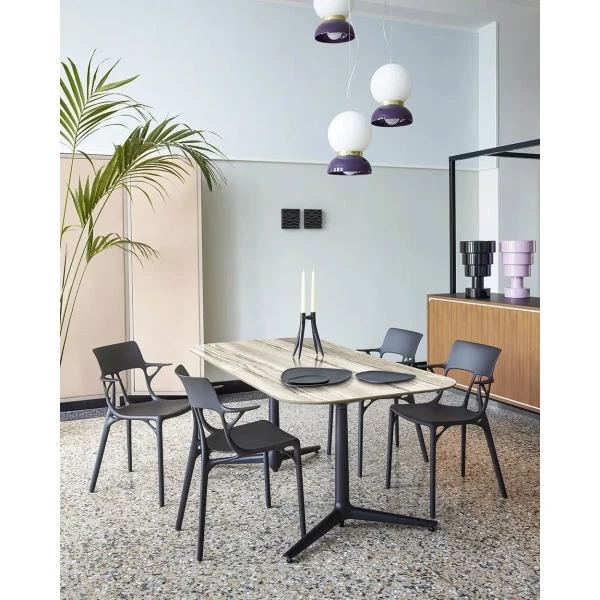 Kartell Chair A I  Black Interior image