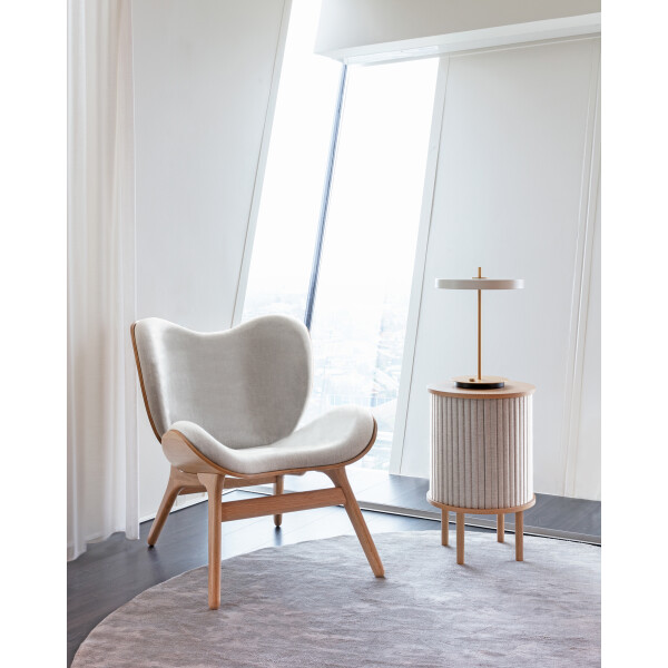 UMAGE A Conversation Piece oak sterling Audacious side table oak sterling Asteria table pearl white image