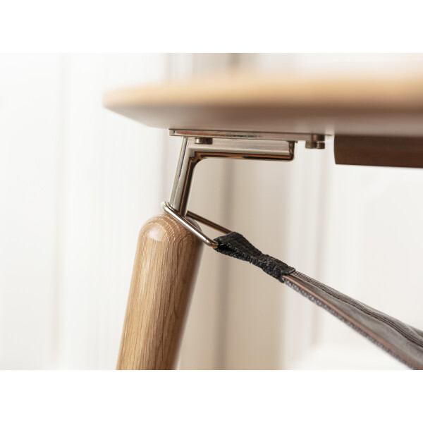 UMAGE Hang Out sohvapöytä oak steel tammi teräs detail kuva