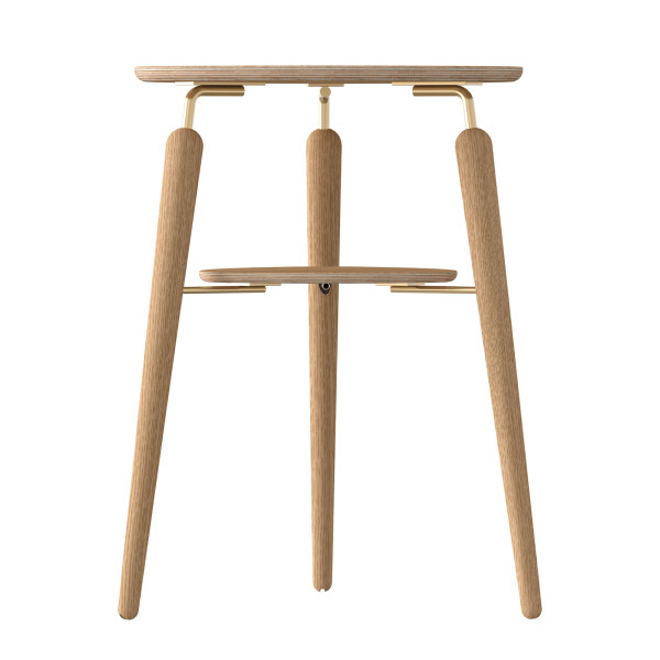 UMAGE My Spot sivupöytä oak brass tammi messinki 2 kuva