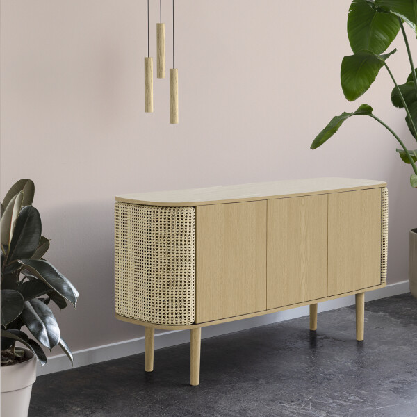 UMAGE Treasures senkki 3 door oak venetian cane tammi rottinki 3 kuva